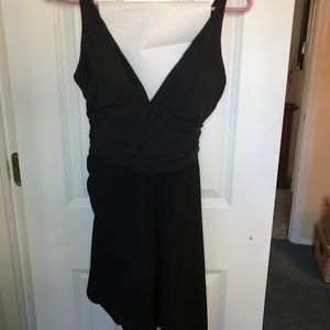 Magic Suit black swimsuit size 8 w/ attached skirt